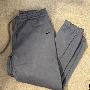 Gray Nike sweatpants